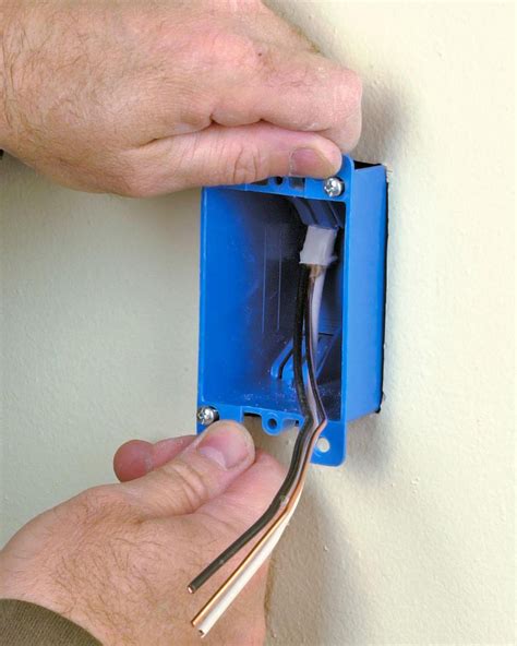 replace existing metal electrical box|electrical box for existing wall.